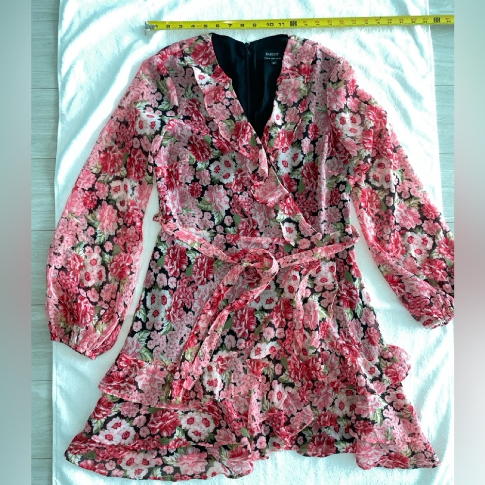 Bardot. Revolve Bardot triple frill dress